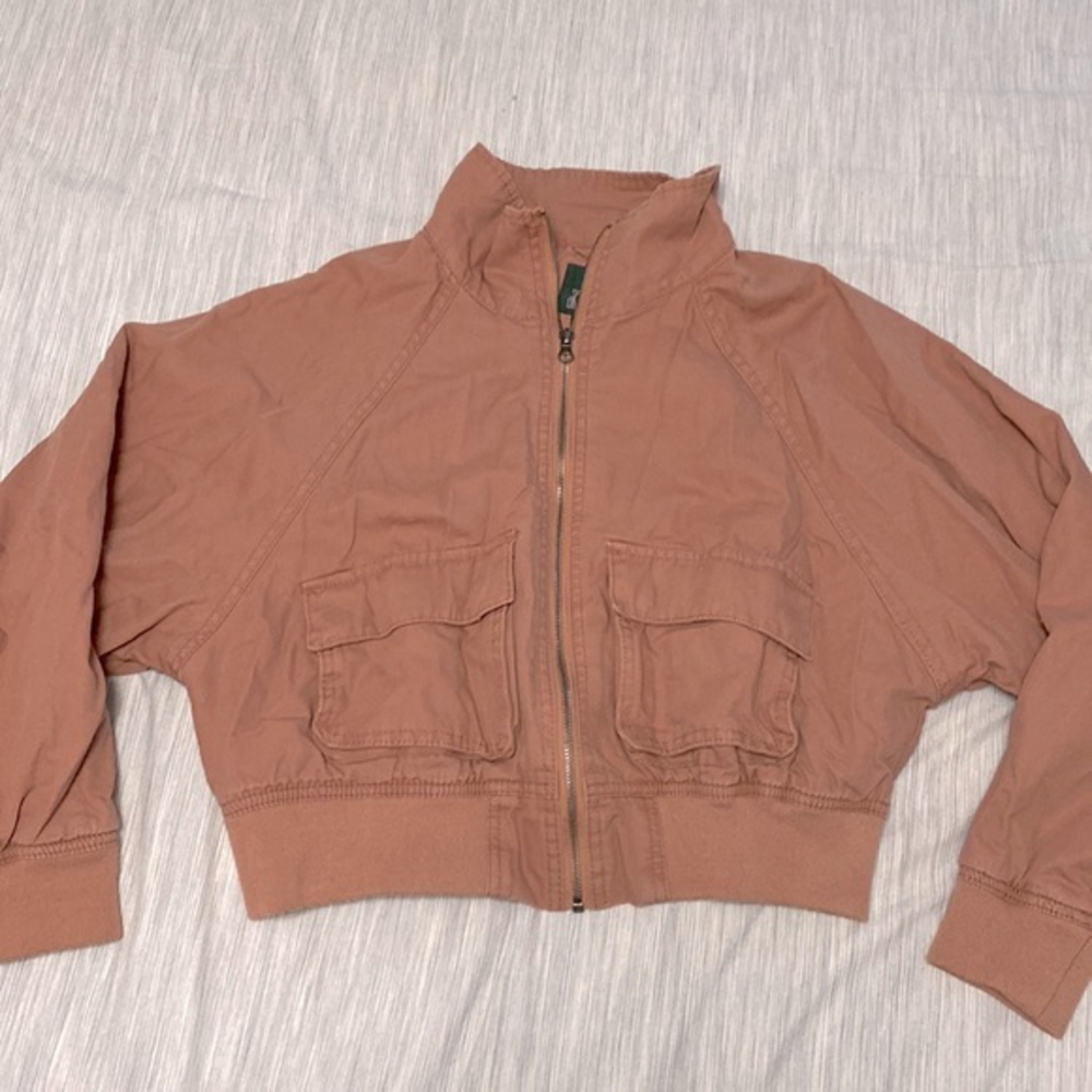 Wild Fable Cropped Utility jacket,‎ Size Small, Dusty Rose, NWT